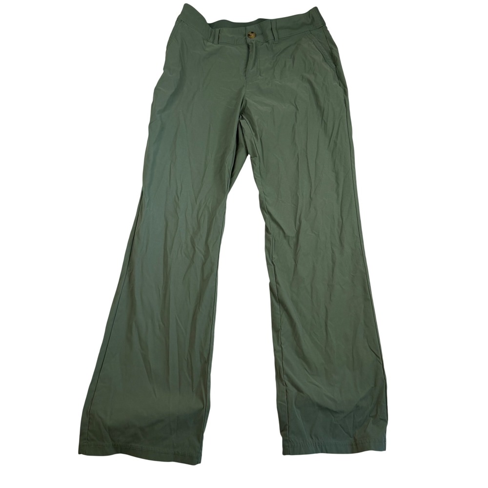 Gerry Mens Olive Green Hiking Pants Stretch Lightweight Straight Leg Size Medium